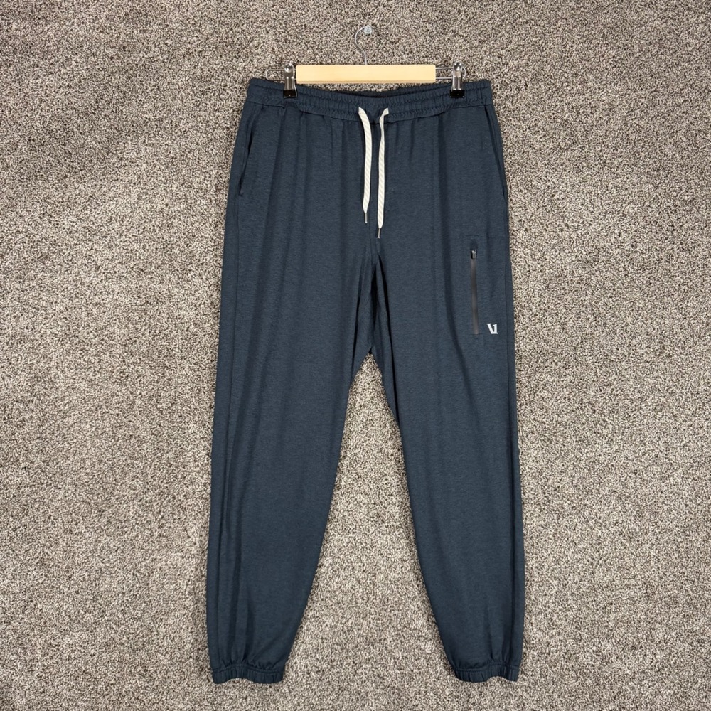 Vuori Sunday Performance Sweatpants Mens M/28 Dark Teal Joggers V4049